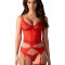 Corset Cupide Desir Obsessive, Rosu, S/M