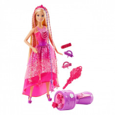 Papusa Barbie cu accesorii, +3 ani, roz foto