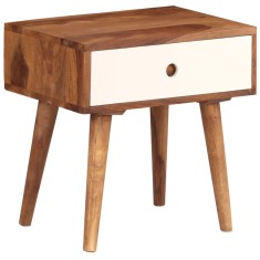 vidaXL Noptieră, 45x30x45 cm, lemn masiv de acacia 246263