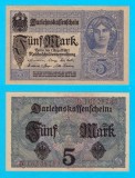 Germania (p#56) 5 Mark 1917 aUNC+ &#039;Darlehnskassenschein&#039; serie: D 16508283