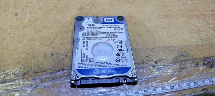 HDD Laptop WD 500GB Sentinel 100% Sata #B334