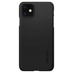 Husa Carcasa Apple iPhone 11 - Spigen Thin Fit Negru foto