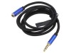 Cablu Audio Jack 3.5mm 4-Pin 5m Negru, Vention