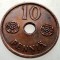 7.249 FINLANDA WWII 10 PENNIA 1941 XF/AUNC