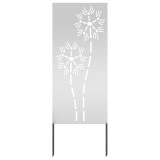 vidaXL Ecran de intimitate pentru grădină Argintiu 50 x 140 cm 876285