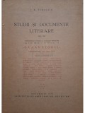 I. E. Toroutiu - Studii si documente literare, vol. VII - Samanatorul (Editia: 1936)