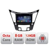 Navigatie HHyundai Sonata 2011-2015 F-259 Octa Core cu Android Radio Bluetooth Internet GPS WIFI DSP 8+128GB 4G CarStore Technology