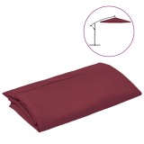 Cumpara ieftin vida XL Panza de schimb umbrela de soare consola, rosu bordo, 350 cm