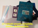 Germania, 12 colecții/cărți anuale complete, timbre neștampilate
