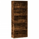 Cumpara ieftin Biblioteca, stejar fumuriu, 80x30x189 cm, lemn prelucrat