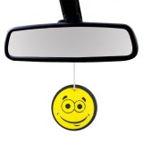 Odorizant Auto, Happy Face, Vanilie, Galben, Set 2 Bucăți, Oem