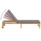Sezlong 2 buc. Lemn Solid de Acacia Maro - 7