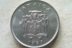 MONEDA 20 CENTI 1989-JAMAICA foto