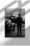 hustle_mxm_37|Motivational Canvas Poster, GT-R Night Drive Art, "Crave Success" Quote, Fuel Your Hustle 2025 | A3 (29.7 x 42 cm) - hustle_mxm_37