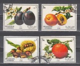 A12 S6 4 - Timbre foarte vechi - Sharjah - fructe exotice, Flora, Stampilat