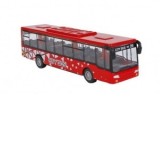 Autobuz de oras, 15 cm (rosu)
