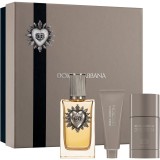 Dolce&amp;Gabbana Devotion For Men EDP Trio Gift Set set cadou pentru bărbați