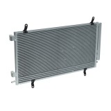 Condensator climatizare Chevrolet Camaro, 09.2011-12.2015, motor 3.6 V6, 233 kw/240kw benzina, cutie automata/manuala, full aluminiu brazat, 715(680)
