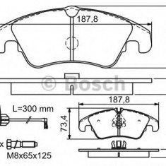 Set placute frana,frana disc AUDI A7 Sportback (4GA, 4GF) (2010 - 2016) BOSCH 0 986 494 201