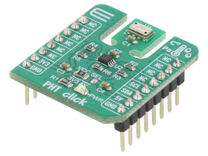 Placă prototip I2C MS8607
