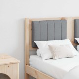 vidaXL Tăblie tapițată Maro 120 cm Lemn de pin masiv și stofă 879074