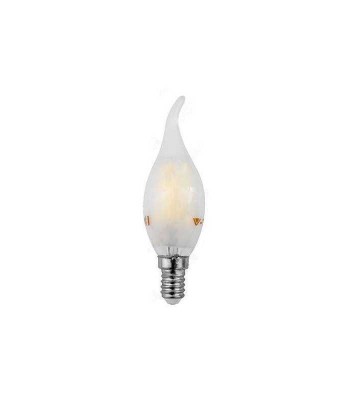Bec E14 cu filament LED 4W 2700K alb cald sticla mata V-TAC foto