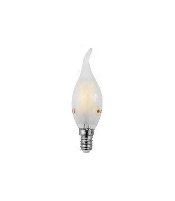 Bec E14 cu filament LED 4W 2700K alb cald sticla mata V-TAC