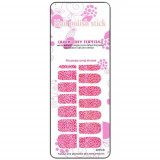 Stickere roz pentru nail art cu animal print