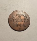 Statele Germane 1/2 Stuber 1802, Europa