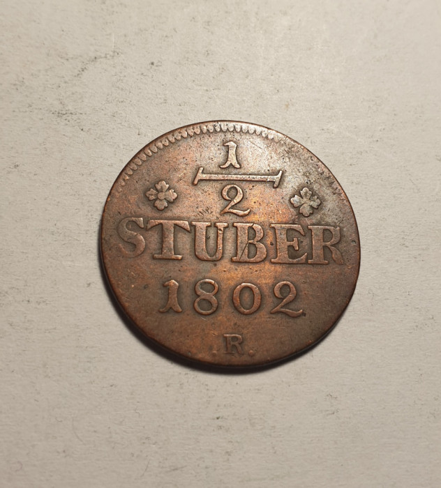 Statele Germane 1/2 Stuber 1802