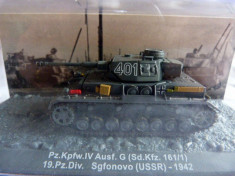 Macheta tanc Pz.Kpfw.IV - Sgfonovo USSR 1942 scara 1:72 foto