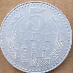 Moneda Romania 5 Lei 1978 foto