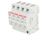 Limitator de Supratensiuni Tip 2 4 Poli 40kA pentru Șină DIN