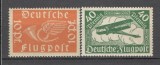 Deutsches Reich.1919 Posta aeriana-Goarna postala si avion MD.100
