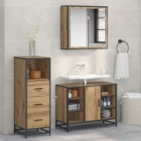 vidaXL Set de mobilier pentru baie cu sertar 3 pcs stejar artizanal 3402525