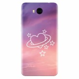 Husa silicon pentru Huawei Y5 2017, Galaxy Heart