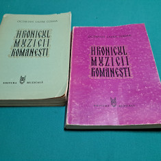 HRONICUL MUZICII ROMÂNEȘTI * VOL. III+IV/ OCTAVIAN LAZĂR COSMA / 1976 *
