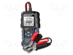 Tester acumulator QOLTEC 165x90x35mm VDC 12-24V Afișaj LCD 2,7&quot;