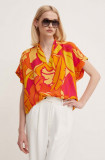 Joseph Ribkoff bluza femei, culoarea portocaliu, modelator, 242008