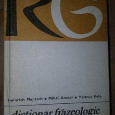 Dictionar frazeologic roman-german- H.Mantsch, M.Anutei