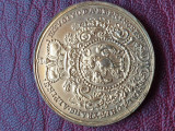 Proba moneda/medalie 5 ducati 1713 Brancoveanu- replica BNR 2006