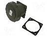 Conector alimentare AC, IEC 60309, IP67, 32A, 400V AC, 5 pini, PCE - 3252-6.U