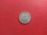 FRANTA - Moneda istorica 2 FRANCS 1914 ( 10, gr. Argint 0,835 conform uCoin.net ) - PATINA