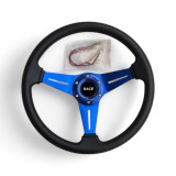 Volan sport albastru rotund