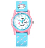 Cumpara ieftin Ceas copii TIO Quartz Analog Silicon Albastru/Roz