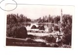 CP Bucuresti - Vedere din Parcul Carol, circulata 1934, stare buna, colt indoiat