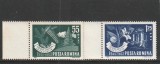ROMANIA 1963 LP 573 IMPADURIREA SERIE MNH NESTAMPILATA