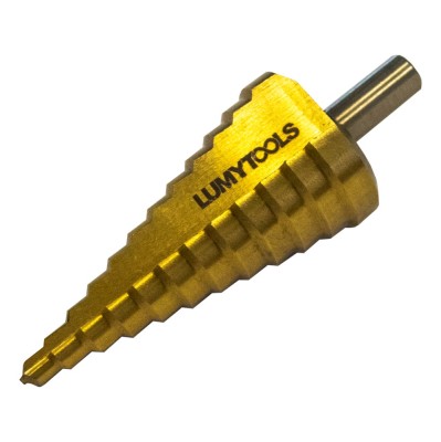 Burghiu pentru metal, in 12 trepte, Lumytools LT21846, 6 - 38 mm foto
