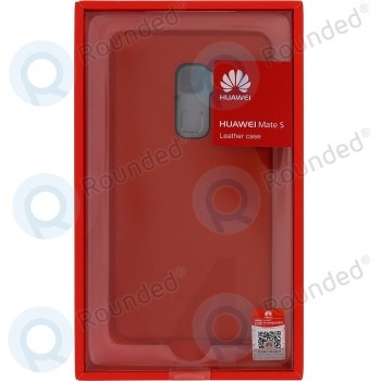 Husa tare din piele pentru Huawei Mate S rosie foto