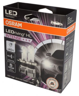 Set 2 Buc Led Osram LED 12V 27 W/23 W P43T /PU43t-3 6000K Alb LEDriving HL 64193DWINT-2HFB foto